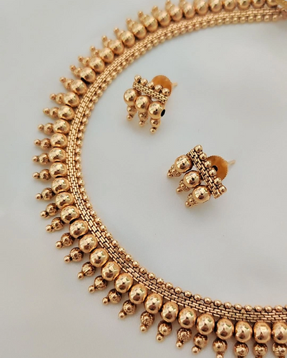 KERALA GOLD PLATED JEWELLERY SET