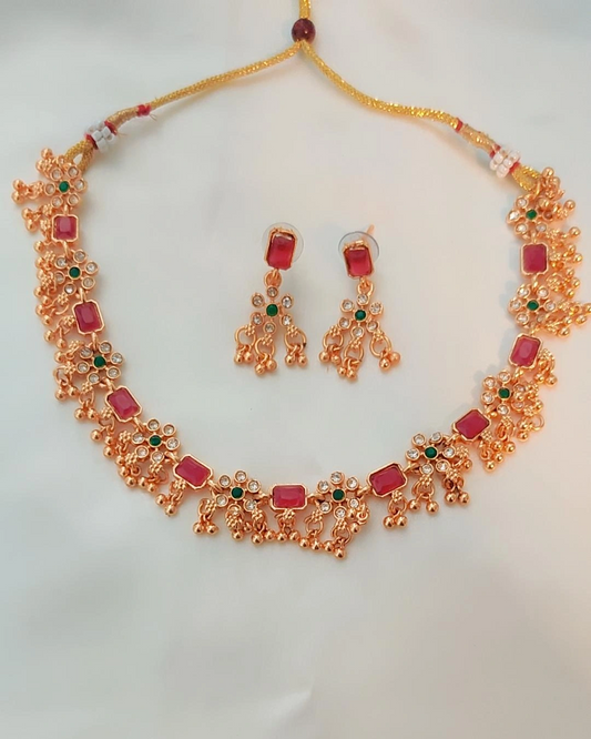 MULTICOLOR RISHIMA JEWELLERY SET