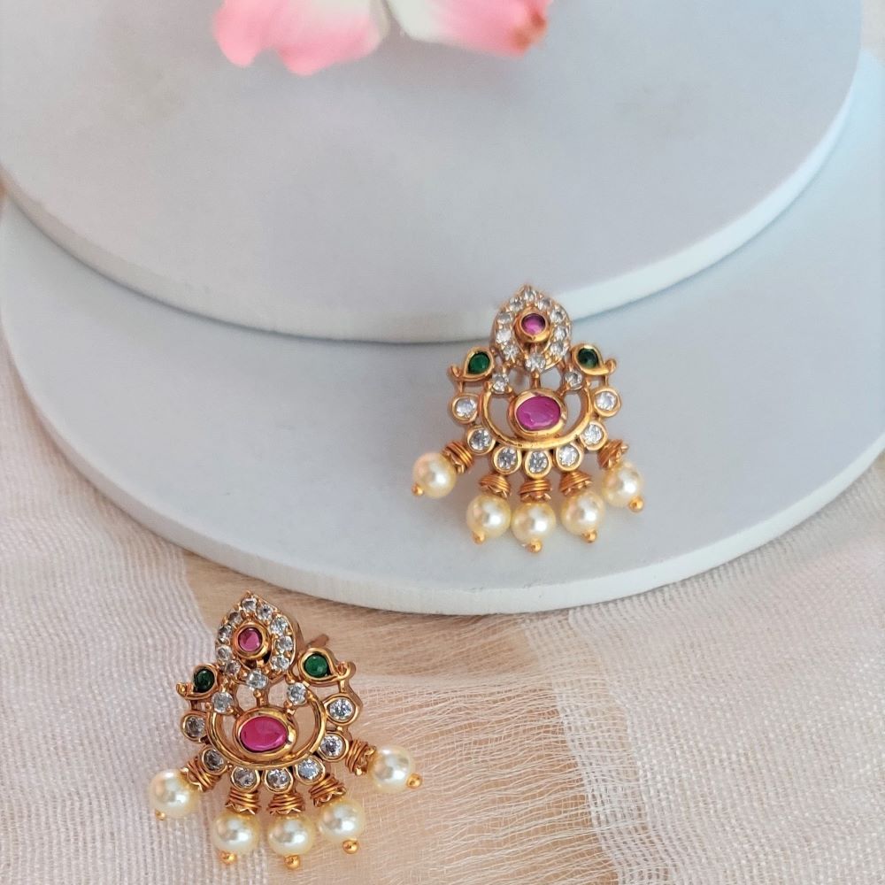 Unique temple earrings