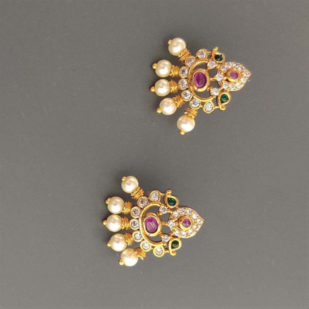 Unique temple earrings