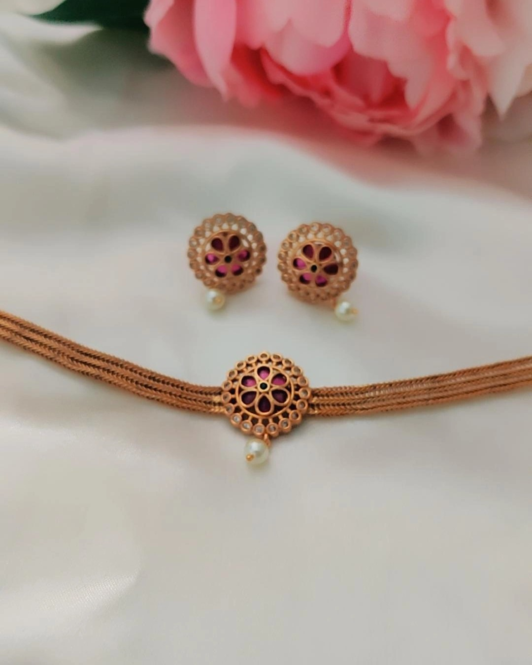 RUBY PARINITHA JEWELLERY SET