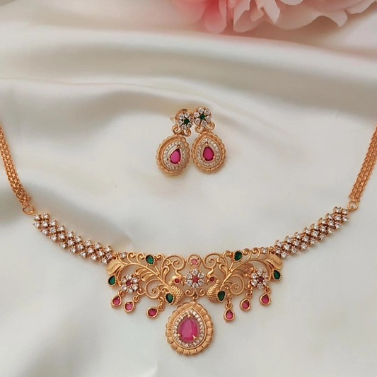 MULTICOLOR PARNIKA JEWELLERY SET