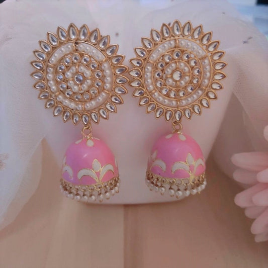 Pink earrings for girls