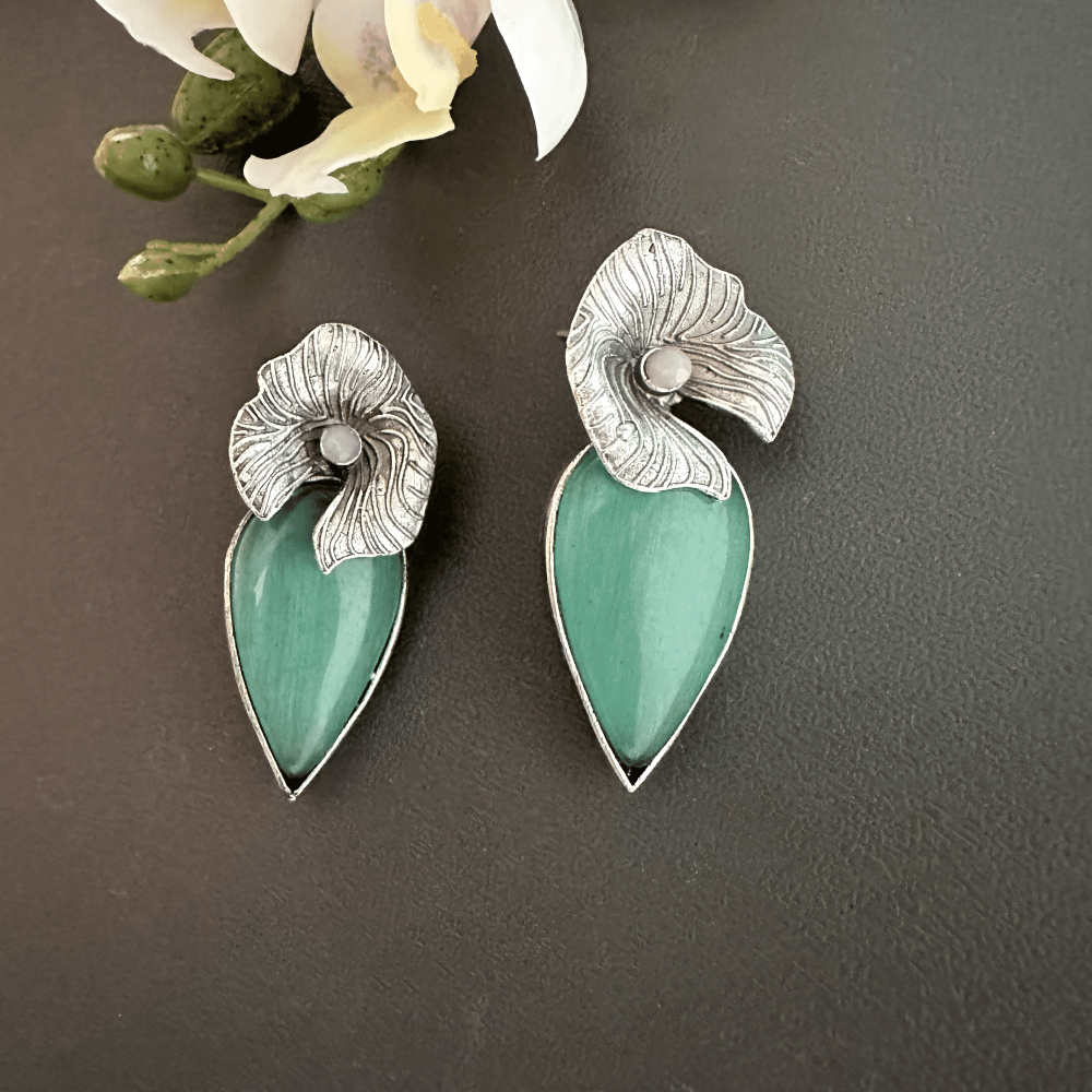 Mint Silver Plated earrings