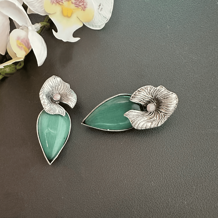 Mint Silver Plated earrings