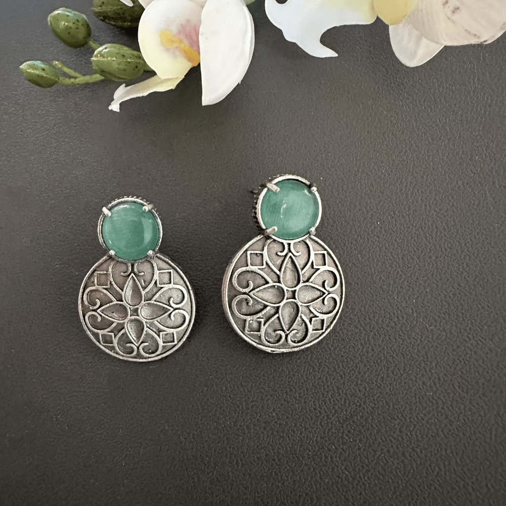 Mint Silver Plated earrings