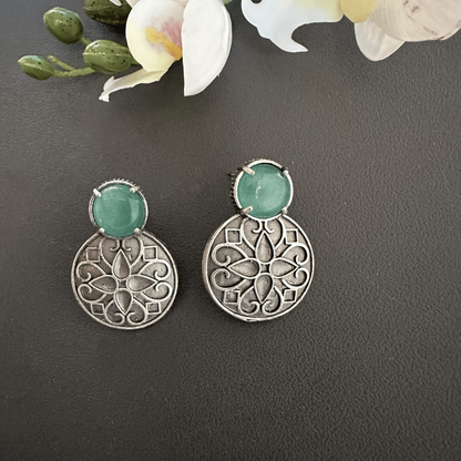 Mint Silver Plated earrings