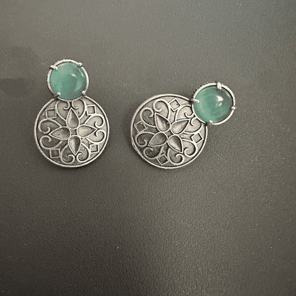 Mint Silver Plated earrings