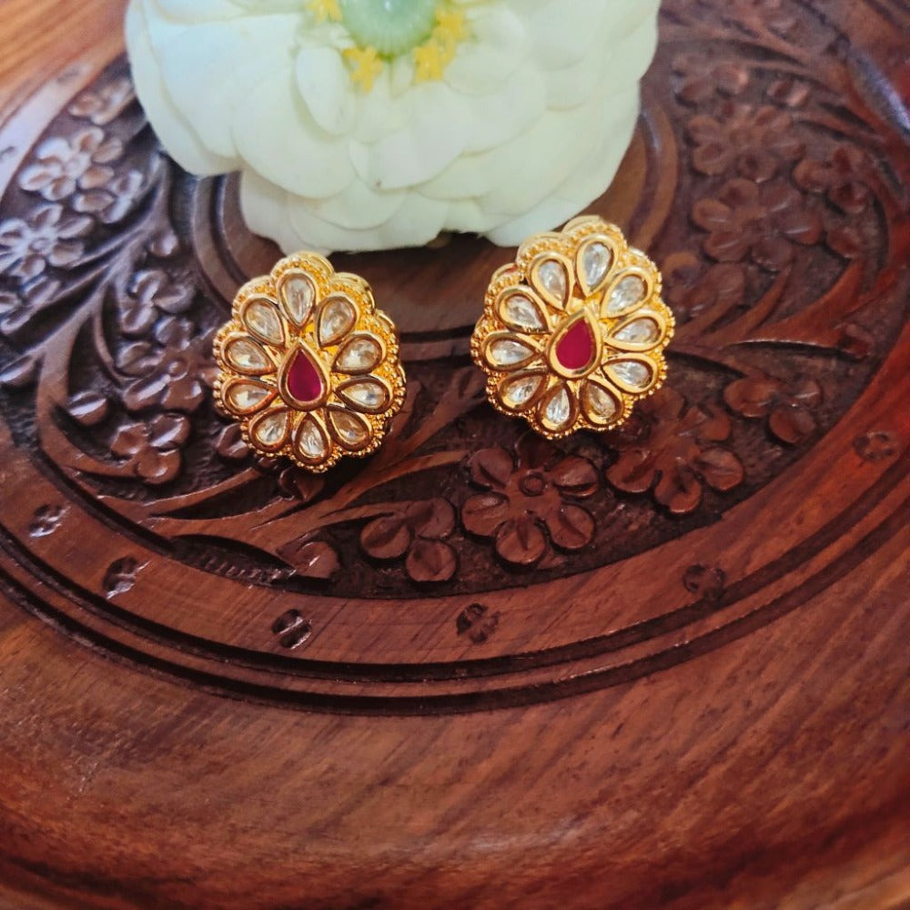 Red earrings for girls