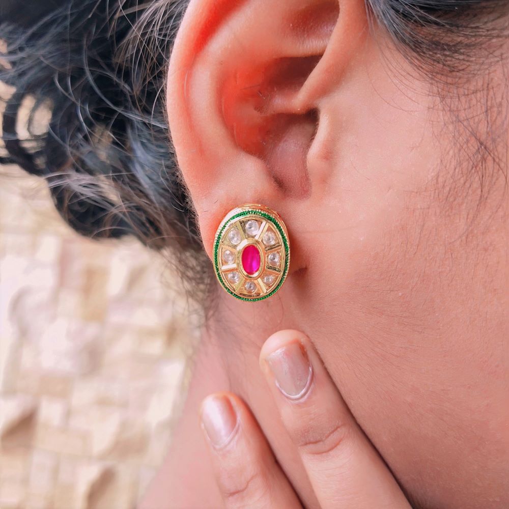 RUBY EESHA STUD EARRINGS