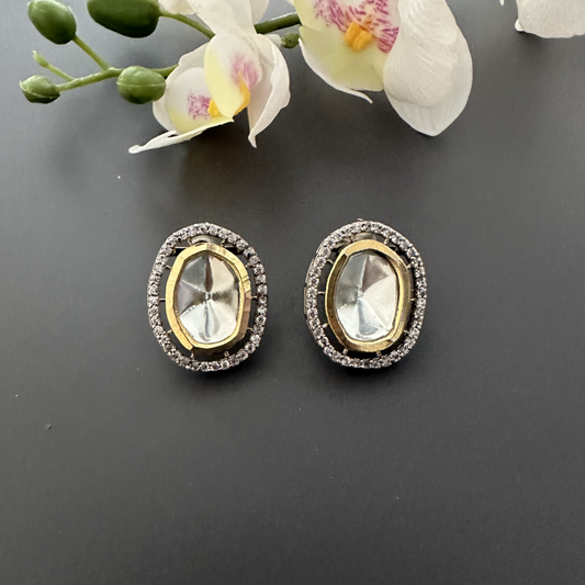 AILA POLKI STUD EARRINGS