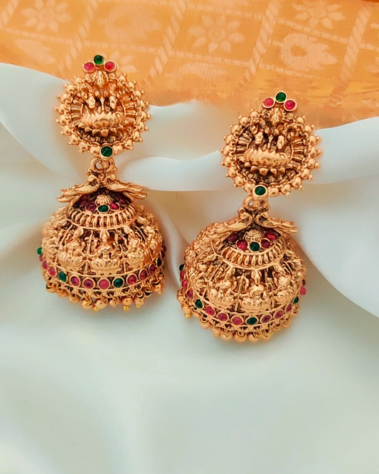 AHANA TEMPLE JHUMKAS