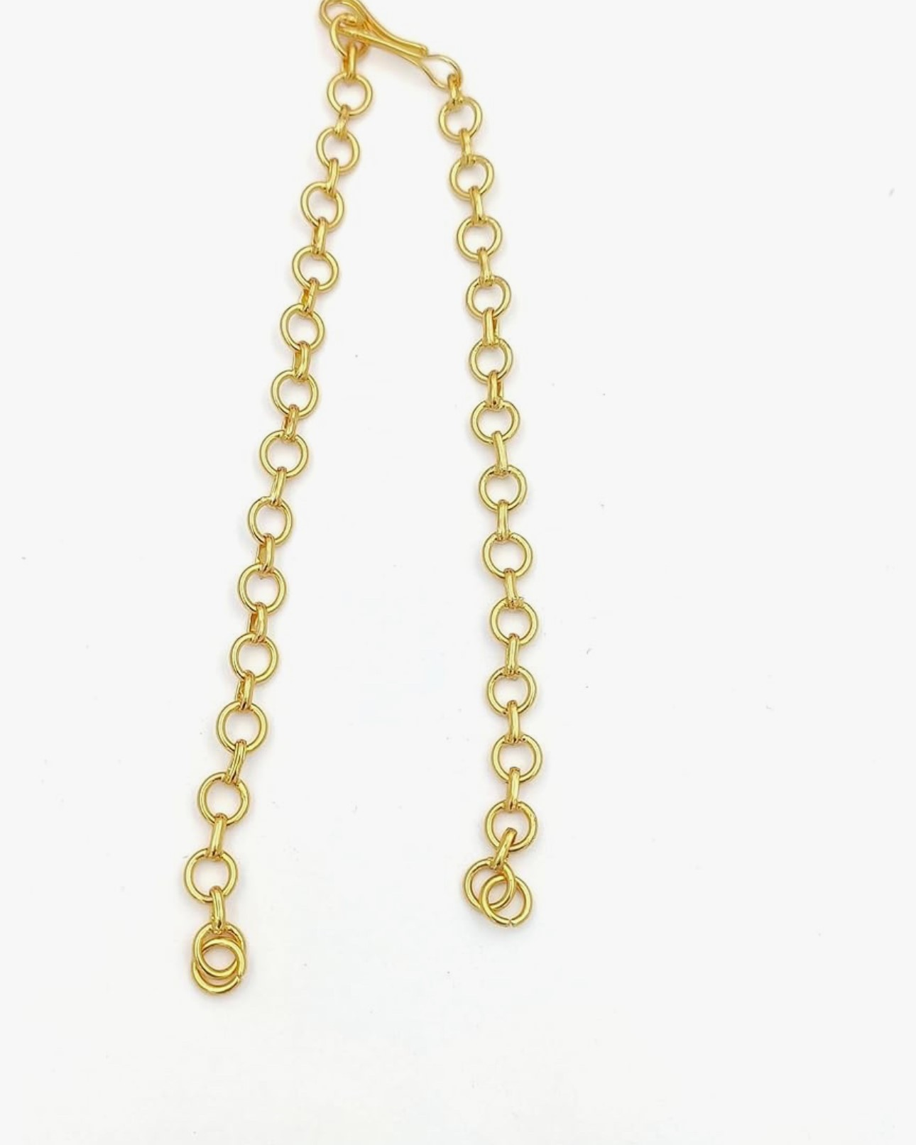 GOLD PLATED NECKLACE BACK CHAIN