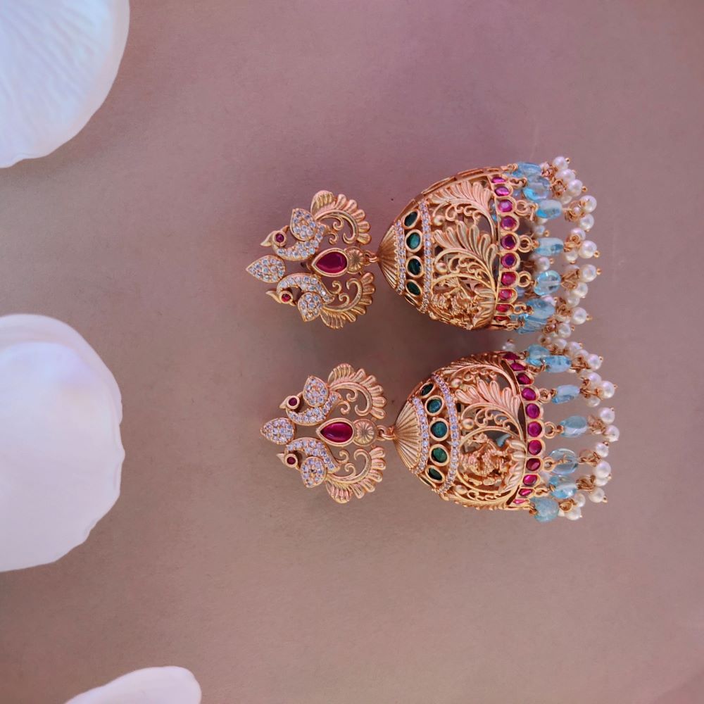 Unique temple earrings