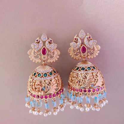 Unique temple earrings