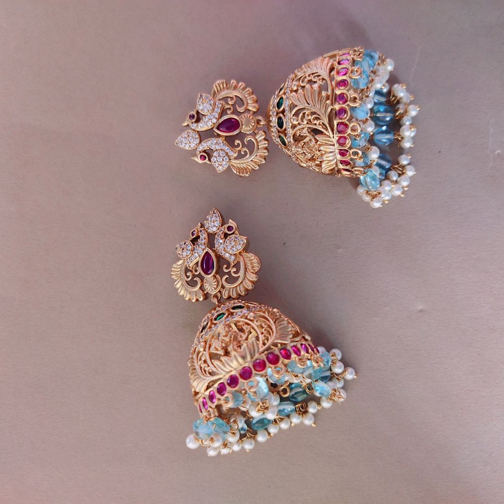 Unique temple earrings