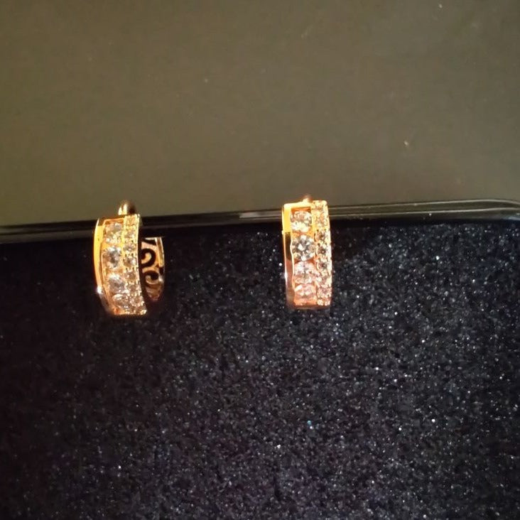 Stunning American diamond earrings