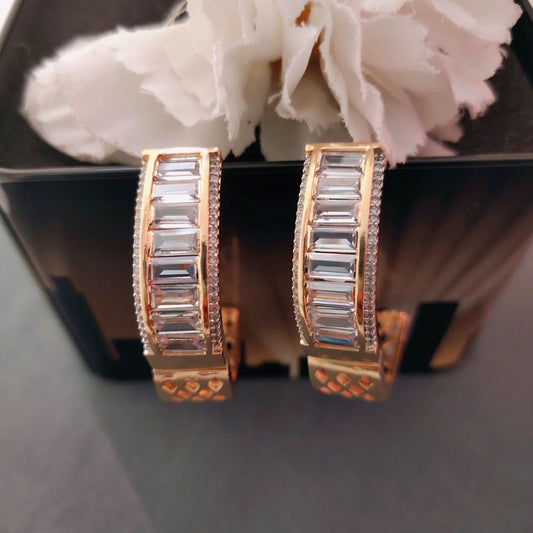 Stunning American diamond earrings