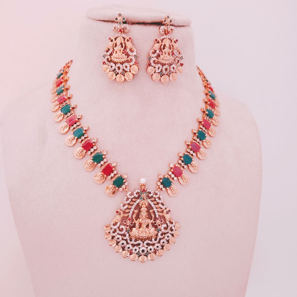 1GM GOLD LAKSHMI JEWELLERY SET