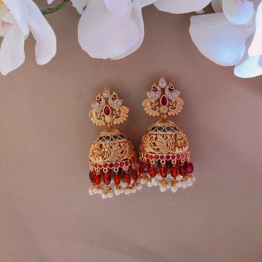 Unique temple earrings