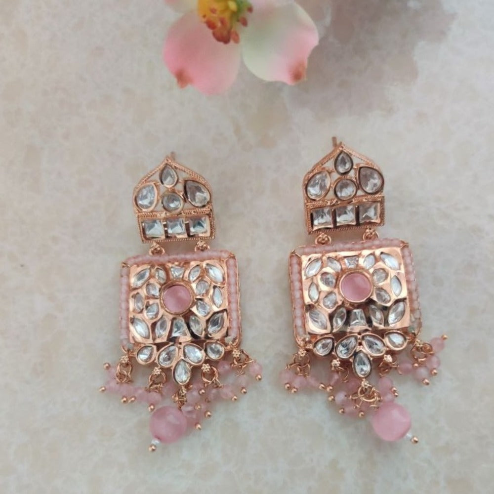 Pink earrings for girls