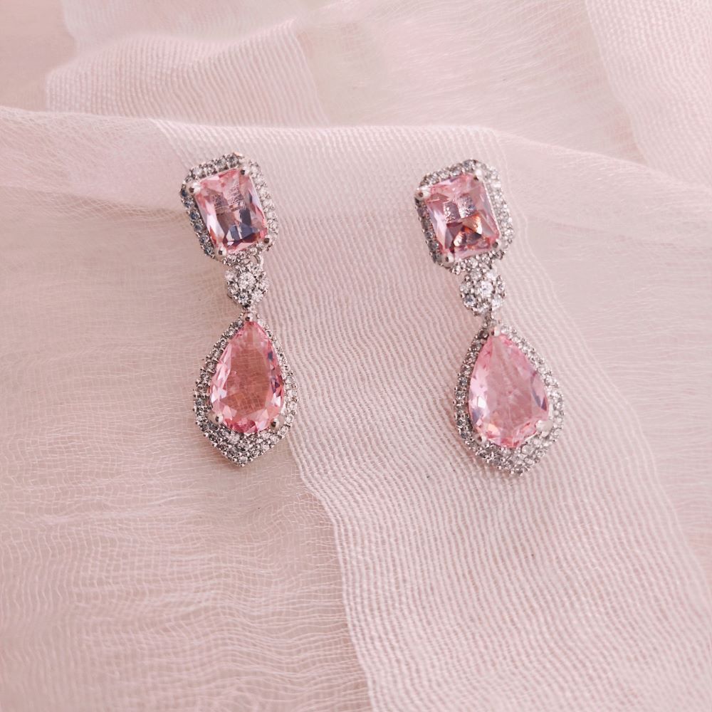 Stunning American diamond earrings