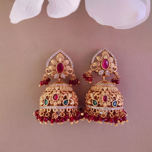 Unique temple earrings