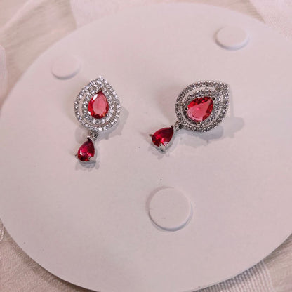 Stunning American diamond earrings