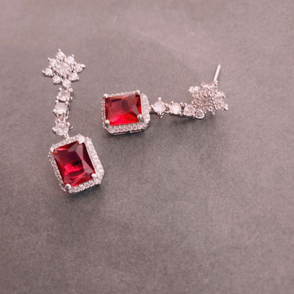 Stunning American diamond earrings