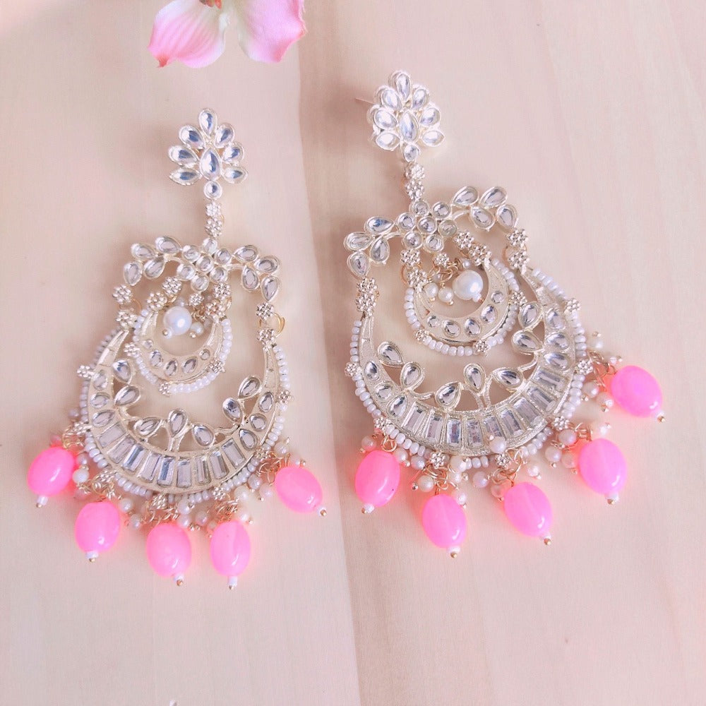 Pink earrings for girls