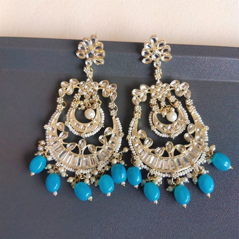 Blue earrings for girls