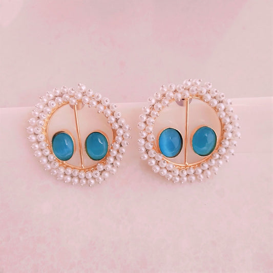 Blue earrings For girls