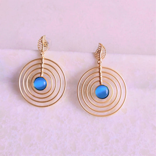 Blue earrings for girls