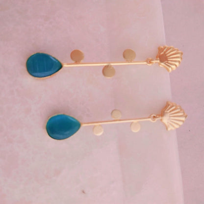 Blue earings for girls