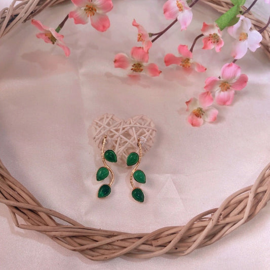 green earrings for girls