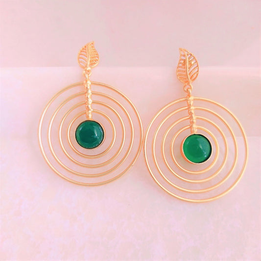 green earrings for girls