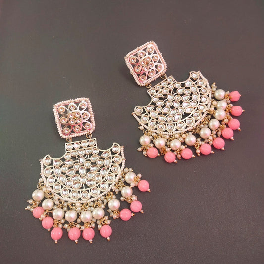 Pink earrings for girls