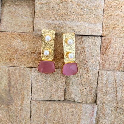 Pink earrings for girls