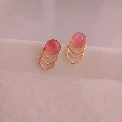 Pink earrings for girls