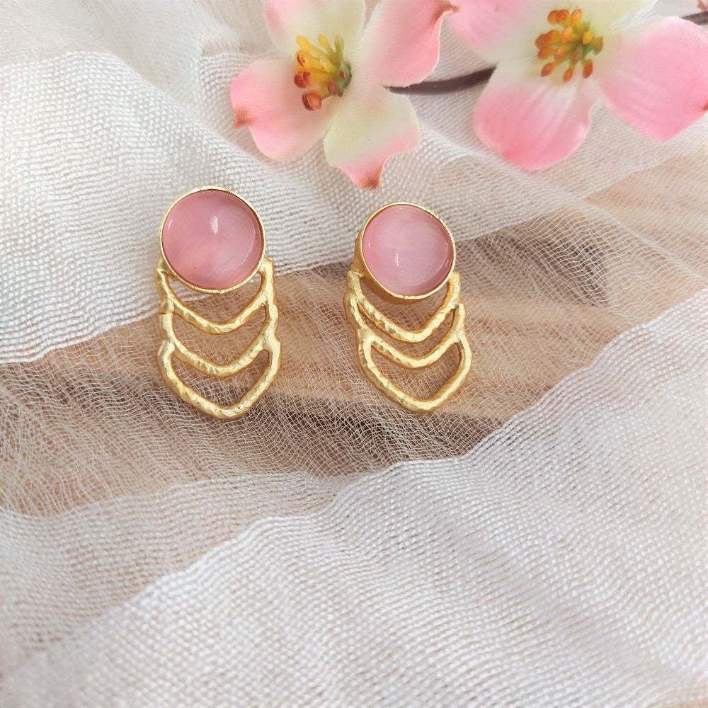 Pink earrings for girls