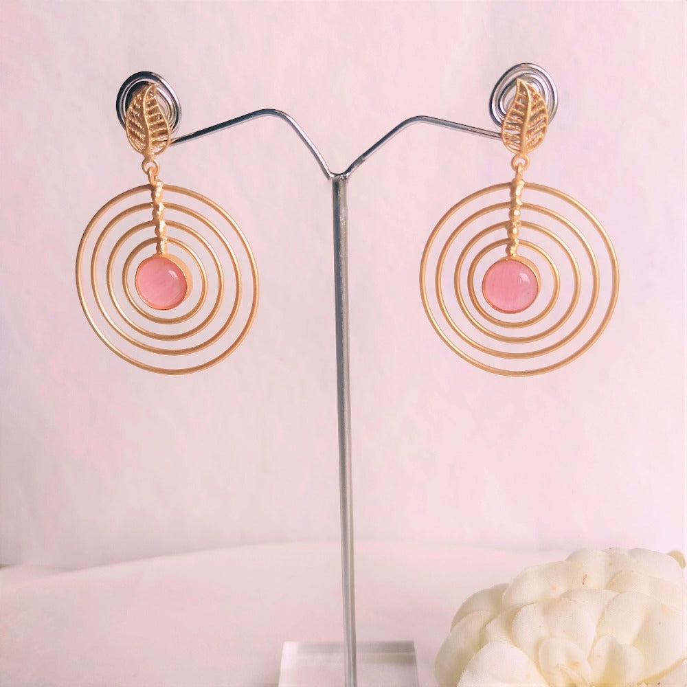 Pink earrings for girls