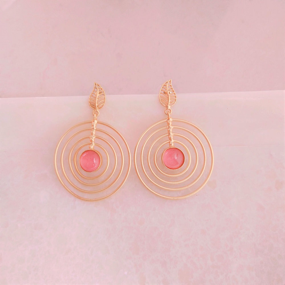 Pink earrings for girls