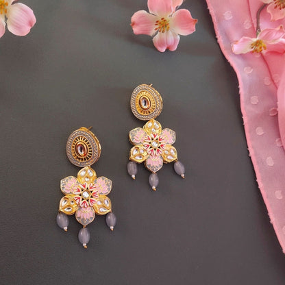 Pink earrings for girls