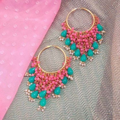 Pink earrings for girls