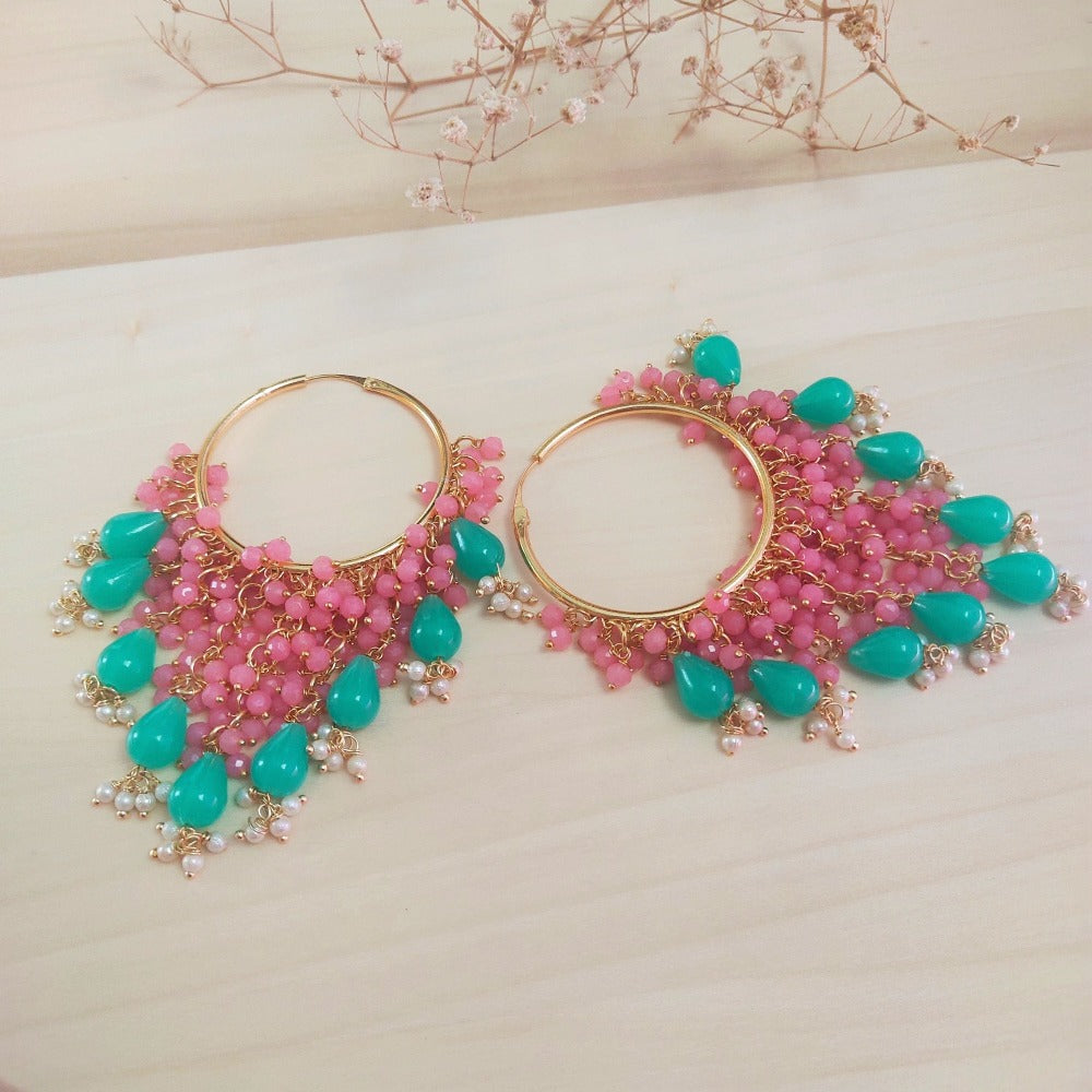 Pink earrings for girls