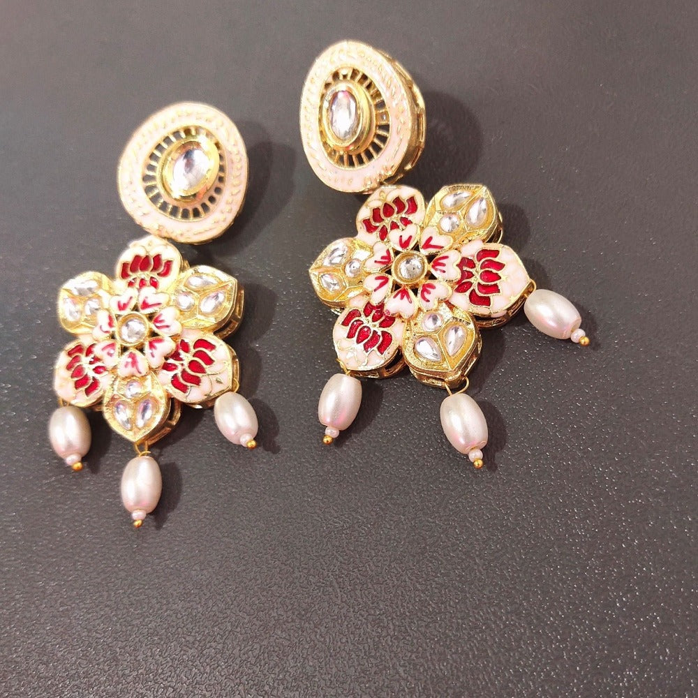 Maroon earrings for girls