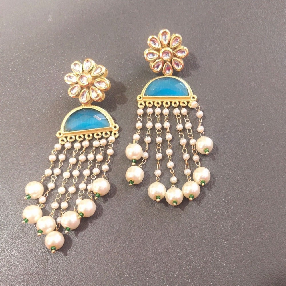 Blue earrings for girls