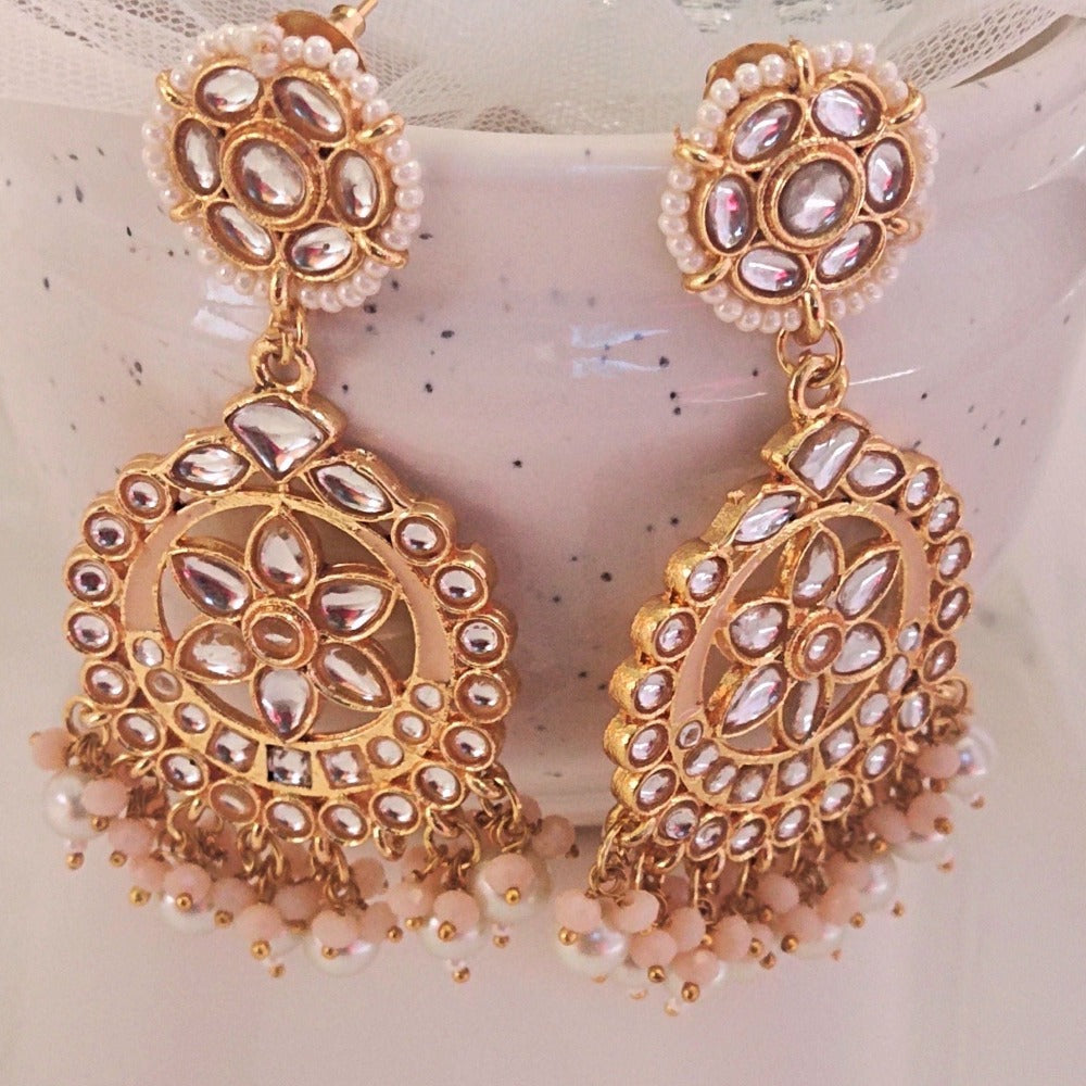 White earrings for girls