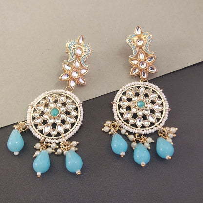 Blue earrings for girls